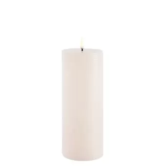 Uyuni stompkaars pillar candle vanilla 7,8 x 20,1 cm 